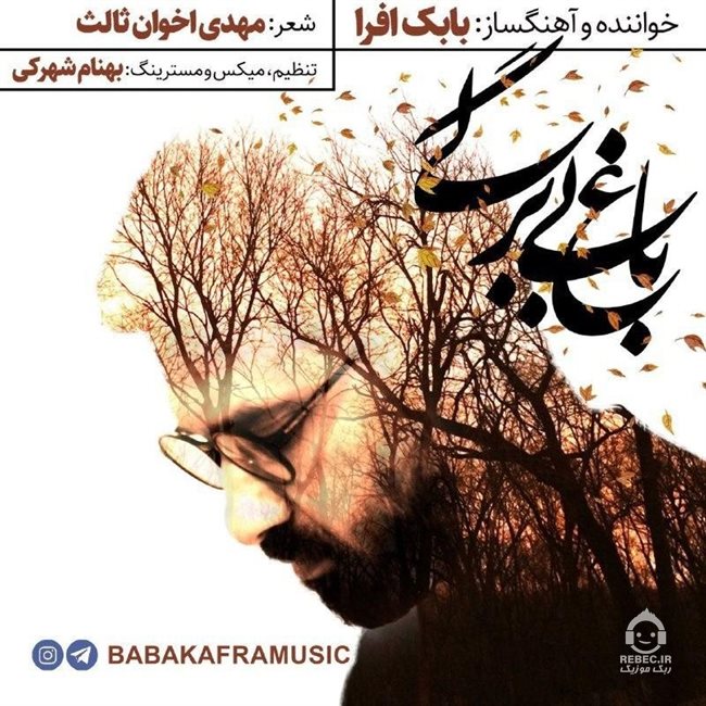 آهنگ باغ بی برگی از بابک افرا